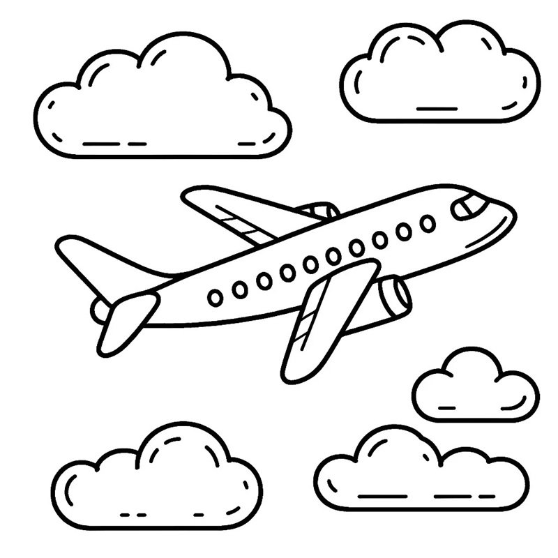 tô màu máy bay 33
