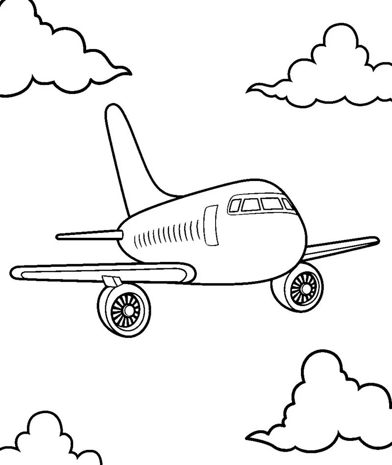 tô màu máy bay 35
