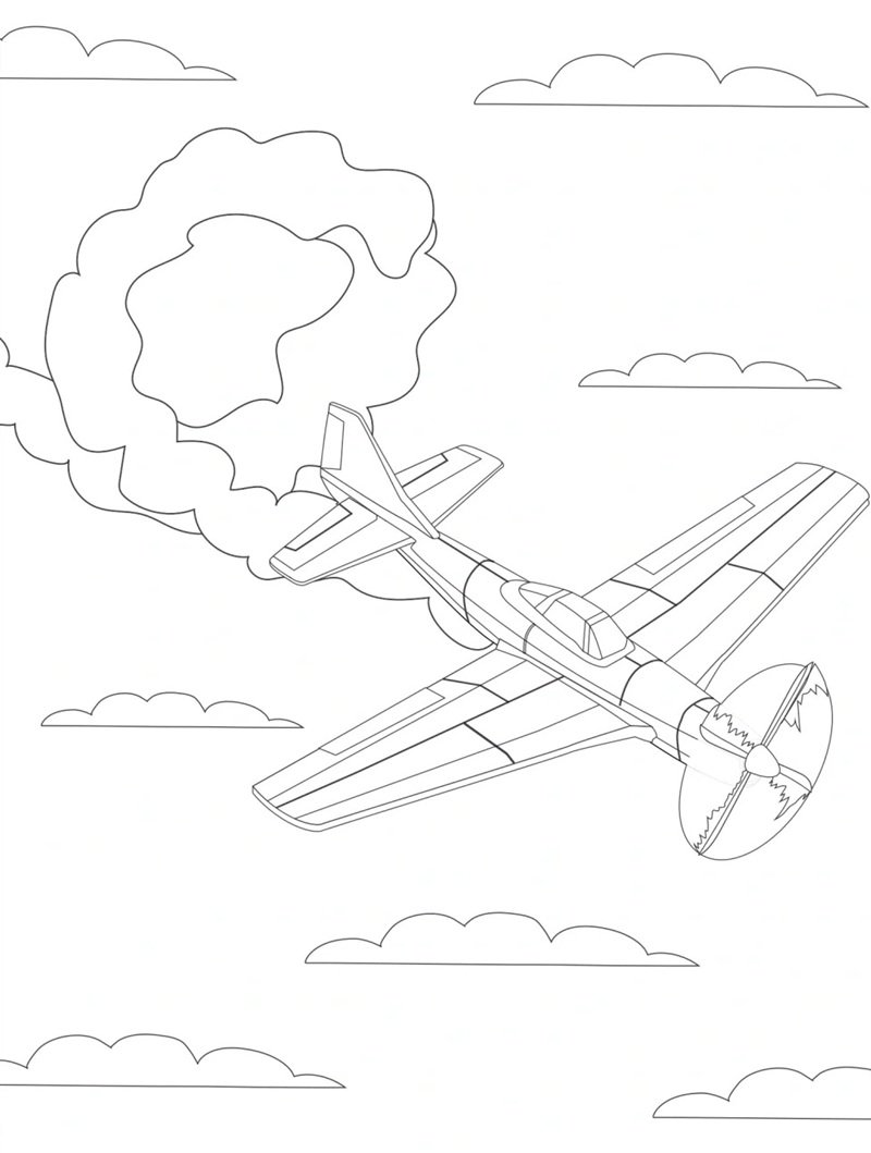 tô màu máy bay 39