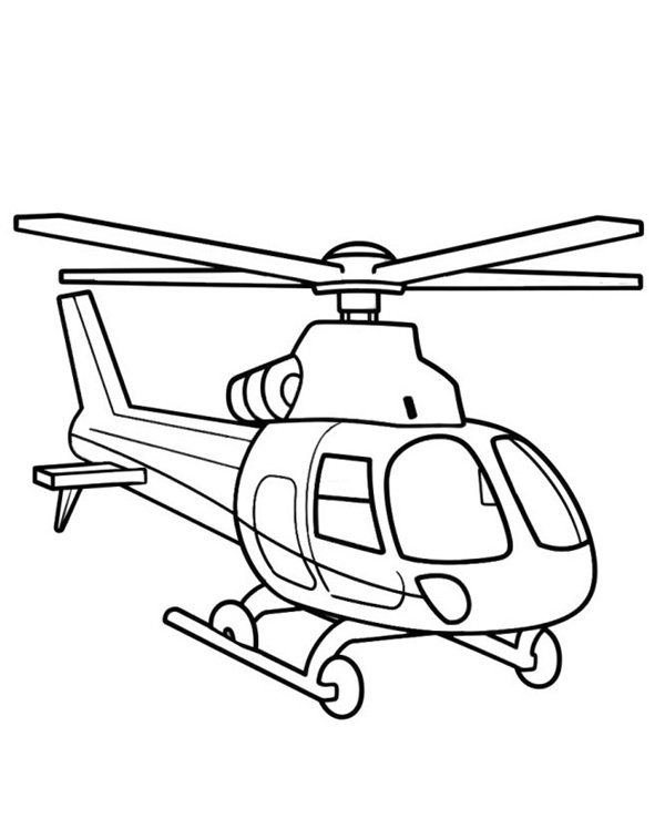 tô màu máy bay trực thăng 1