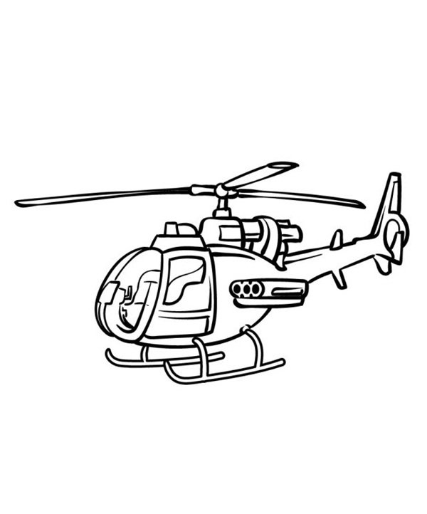 tô màu máy bay trực thăng 12