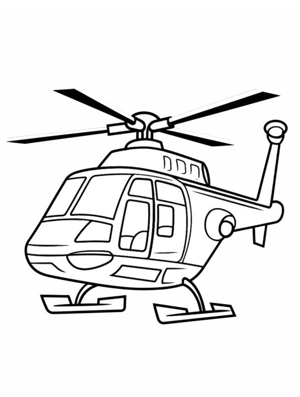 tô màu máy bay trực thăng 15