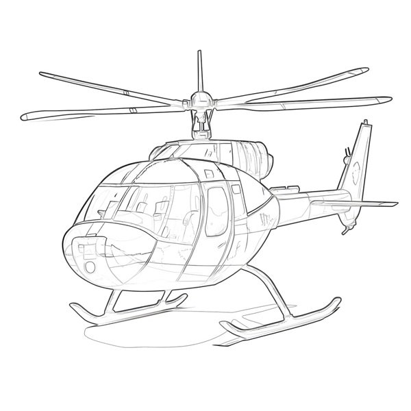 tô màu máy bay trực thăng 23