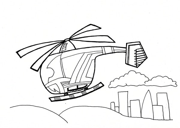 tô màu máy bay trực thăng 26