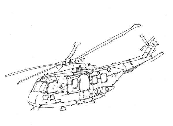 tô màu máy bay trực thăng 36