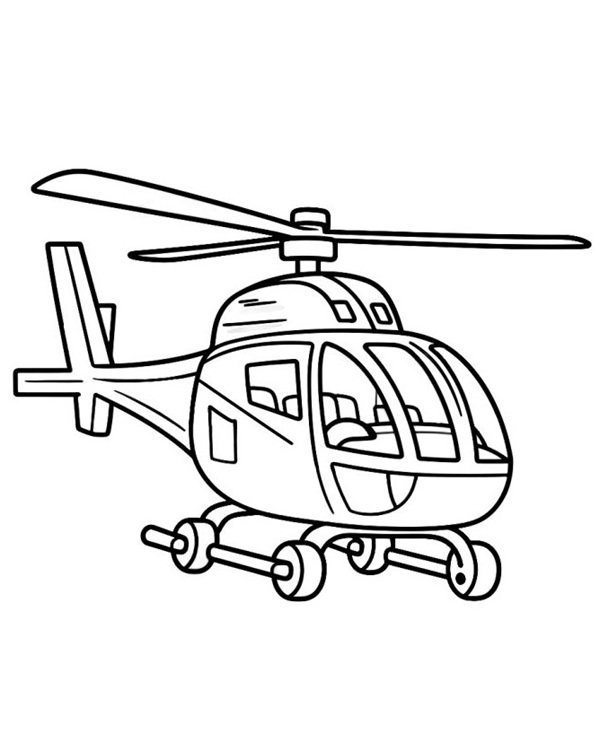 tô màu máy bay trực thăng 7