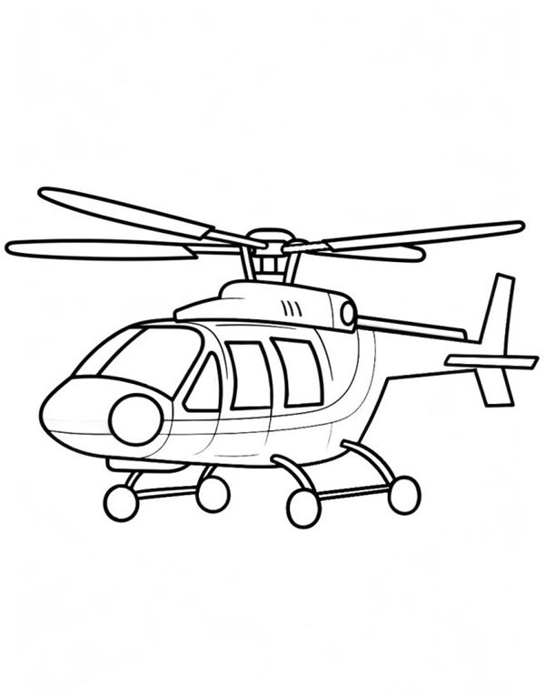 tô màu máy bay trực thăng 9