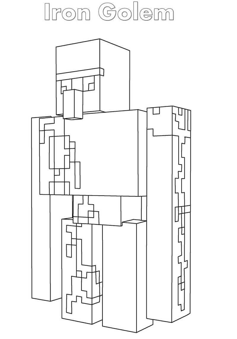 tô màu minecraft 13