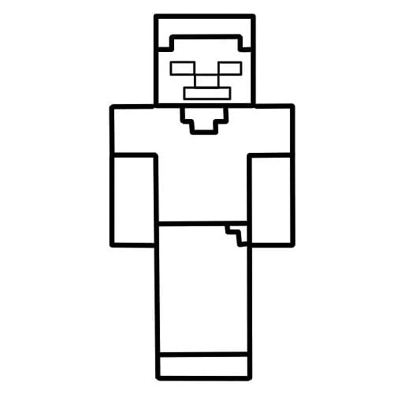 tô màu minecraft 18