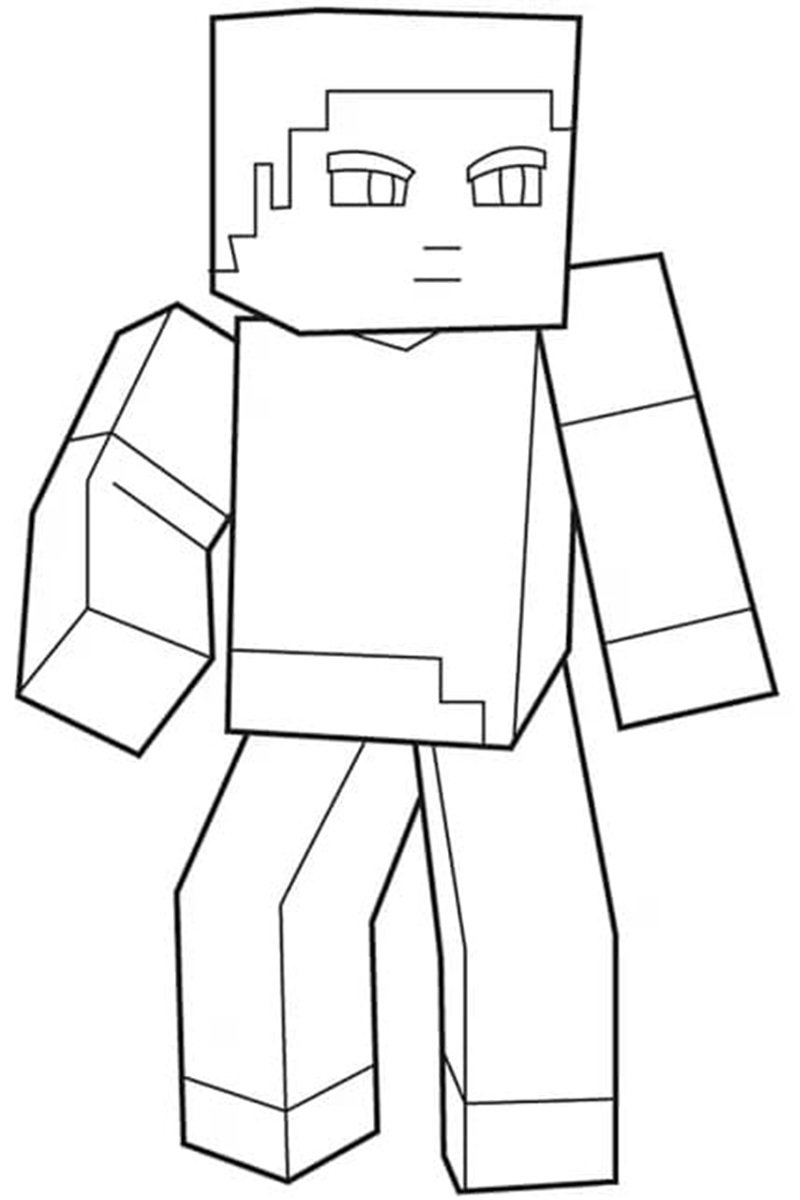 tô màu minecraft 26