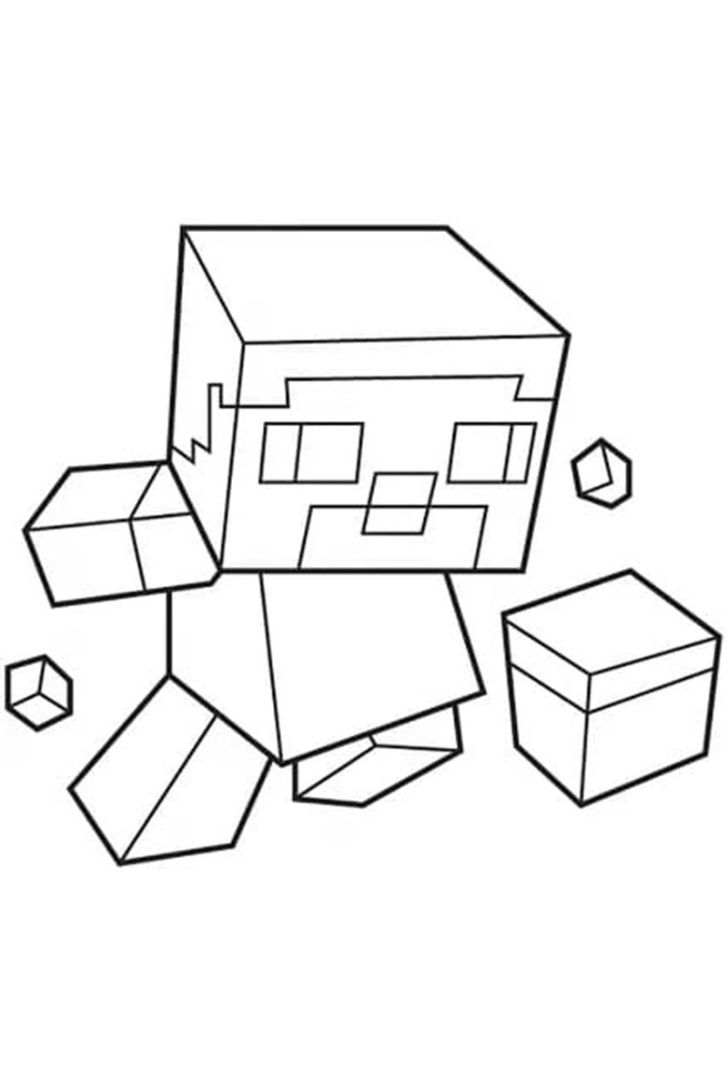 tô màu minecraft 27