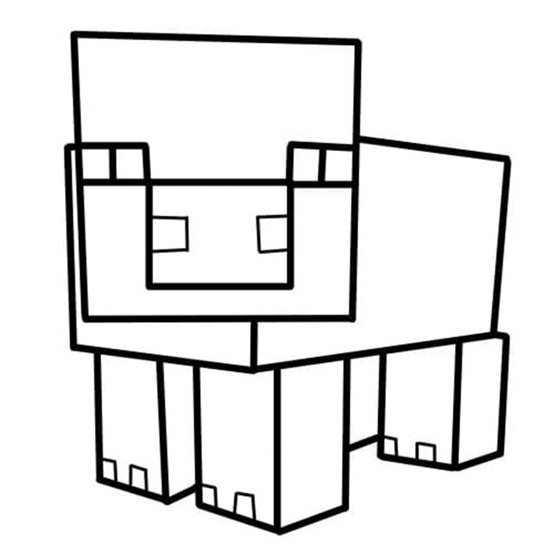 tô màu minecraft 7