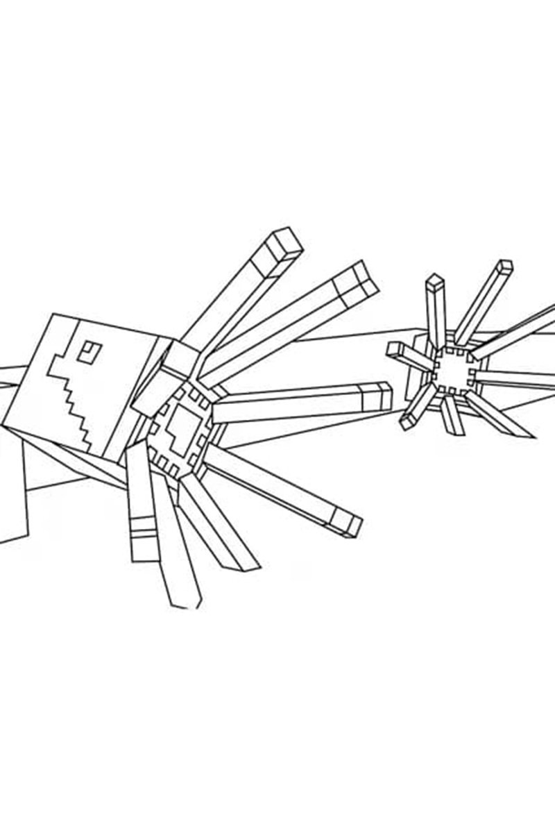 tô màu minecraft 9