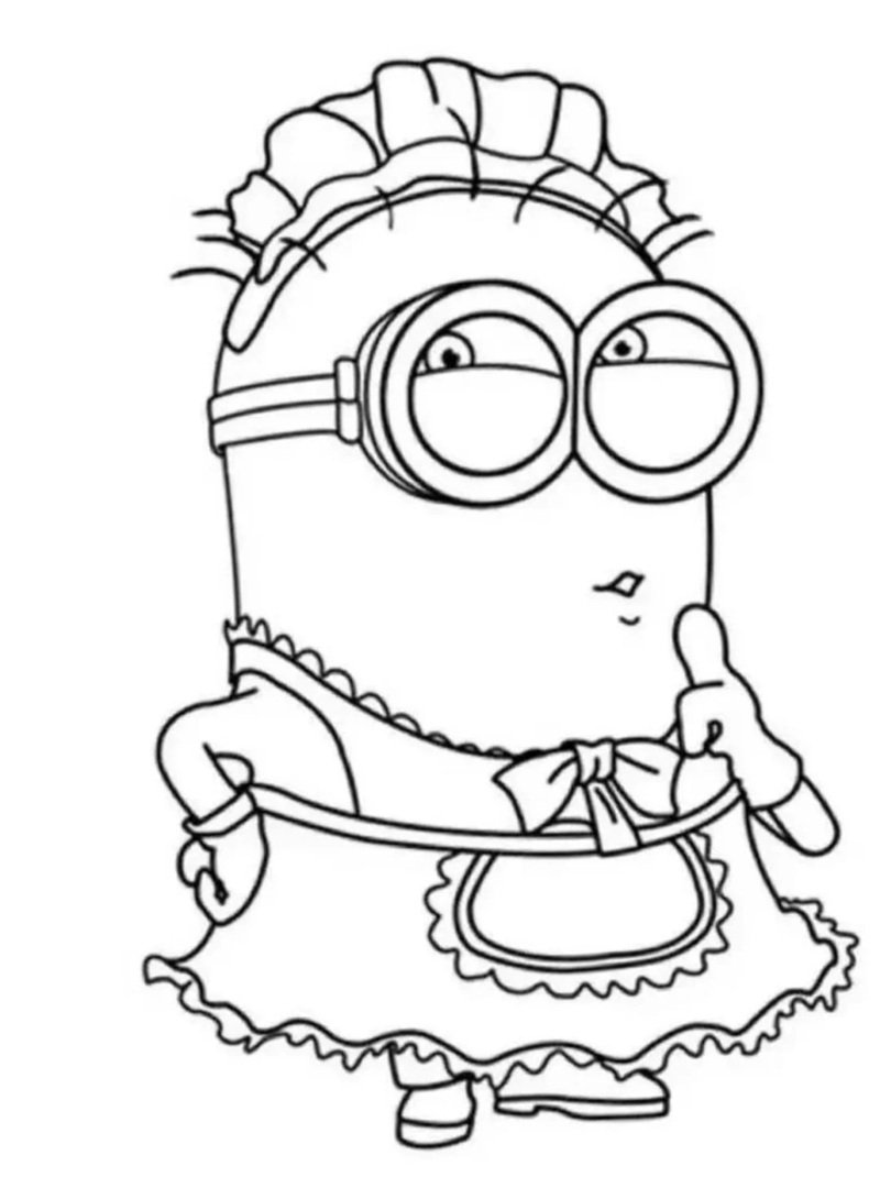 tô màu minion 24