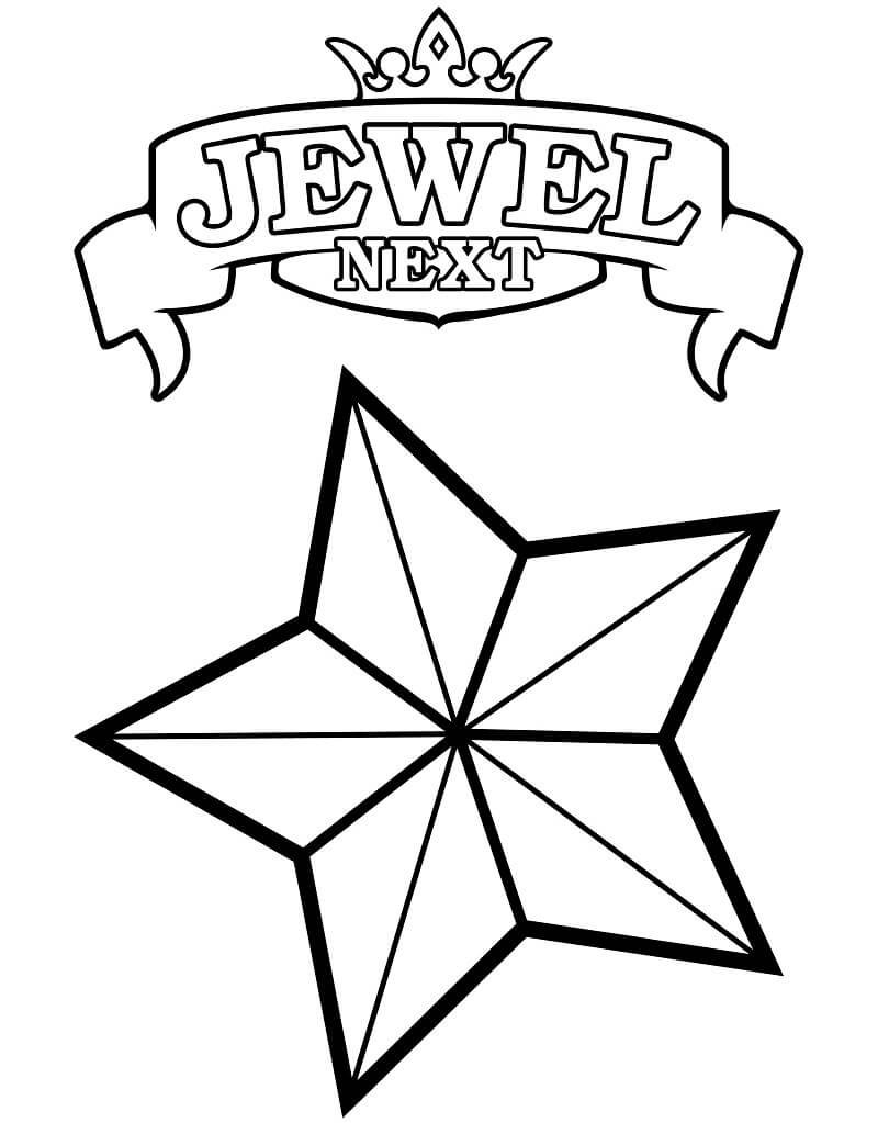 tô màu ngôi sao 12