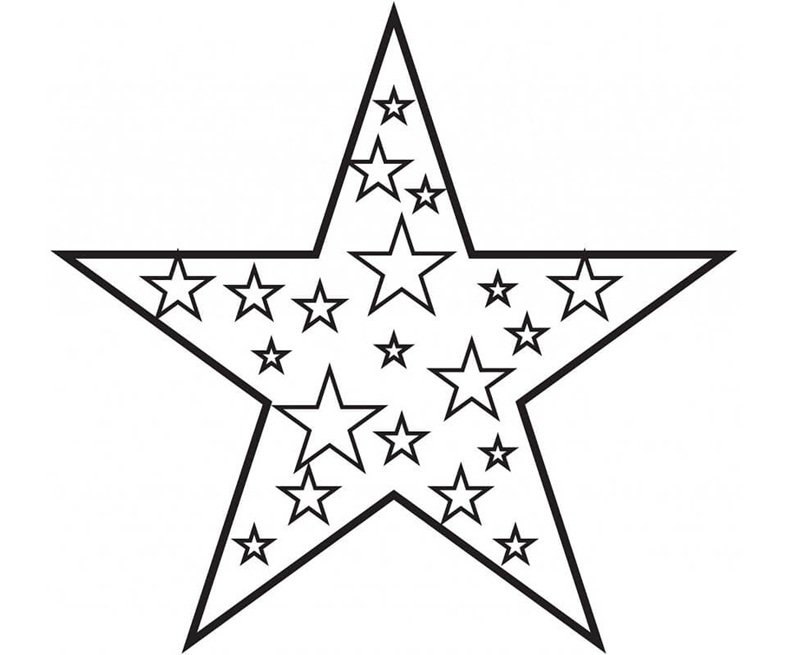 tô màu ngôi sao 13