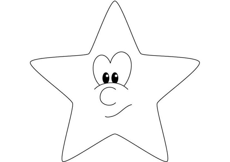 tô màu ngôi sao 16
