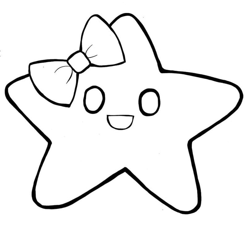 tô màu ngôi sao 21