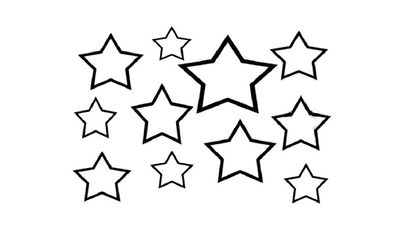 tô màu ngôi sao 30