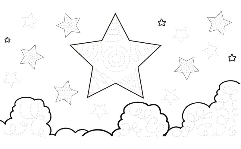 tô màu ngôi sao 33