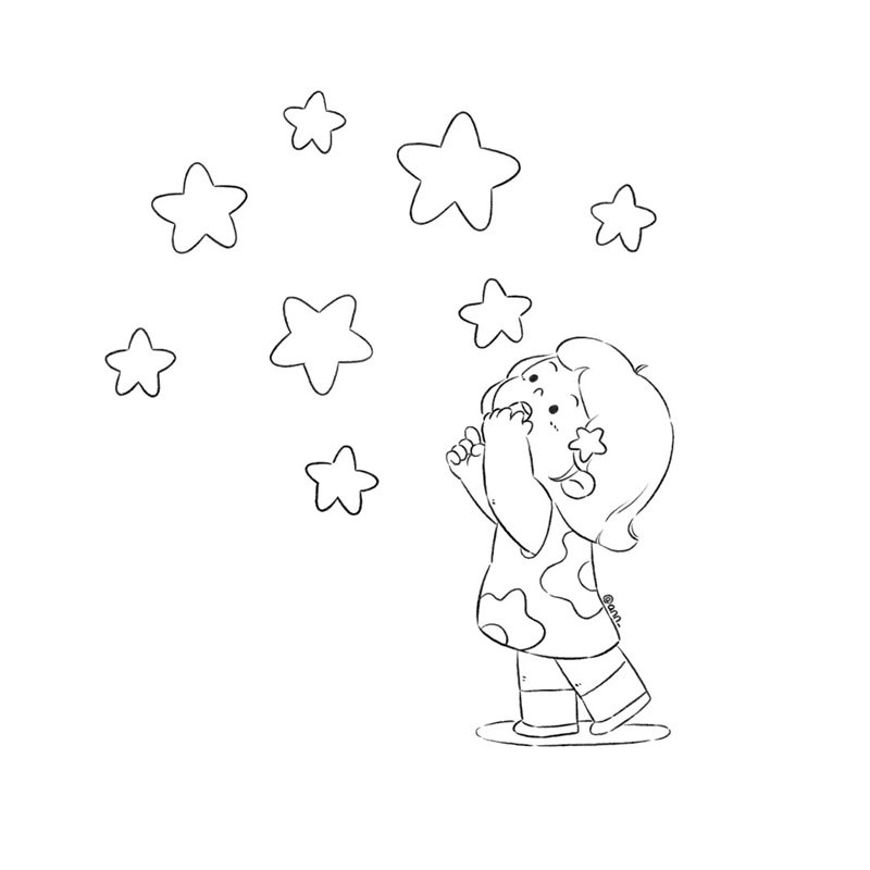 tô màu ngôi sao 34