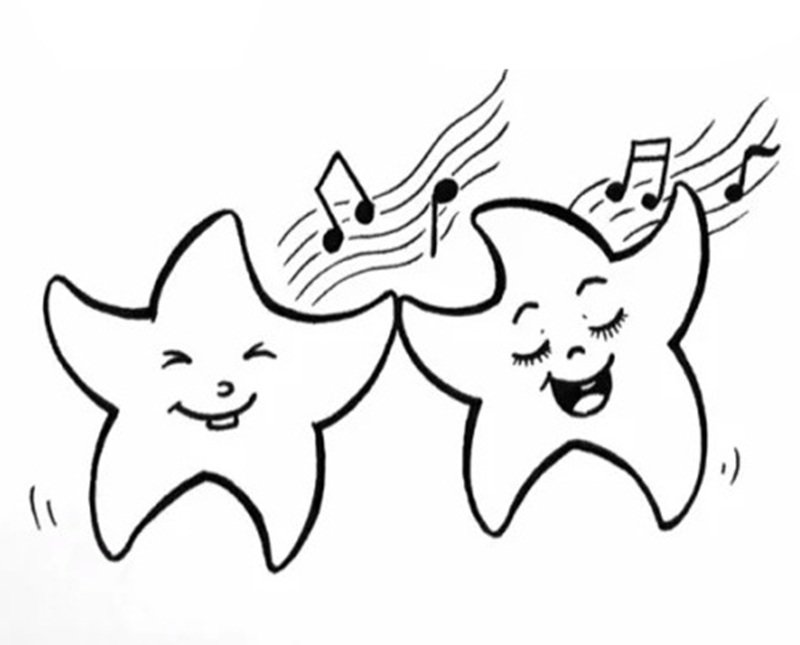 tô màu ngôi sao 36