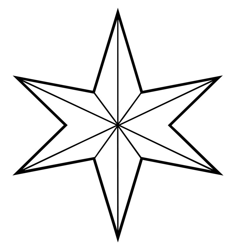 tô màu ngôi sao 5