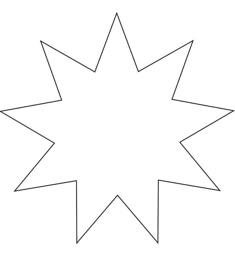 tô màu ngôi sao 6
