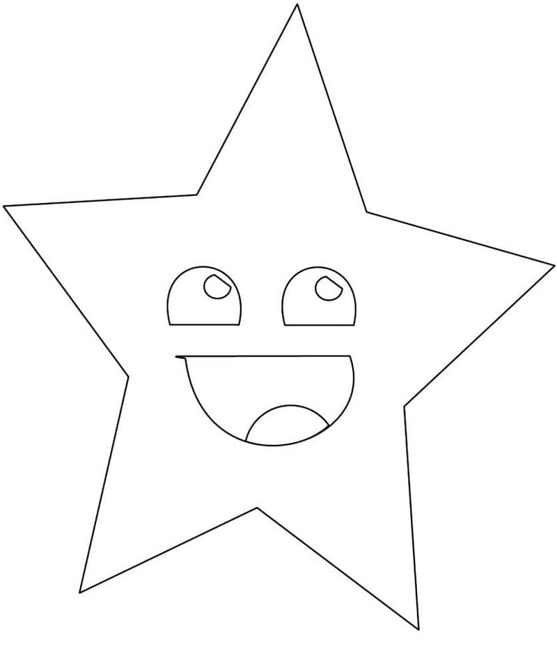 tô màu ngôi sao 9