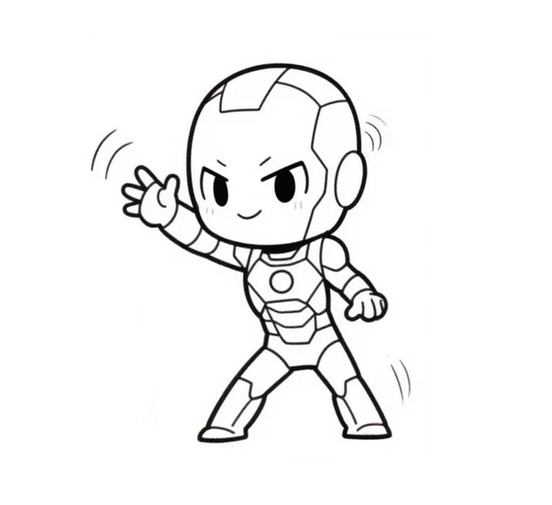 tô màu người sắt 20