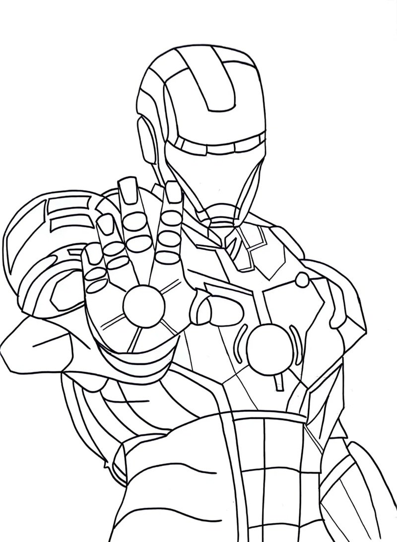 tô màu người sắt 22