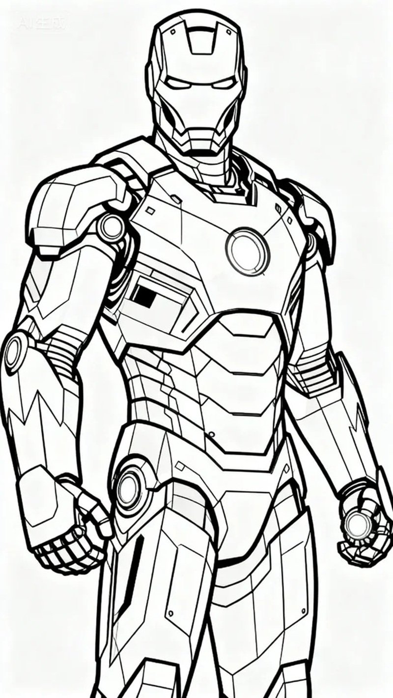 tô màu người sắt 35