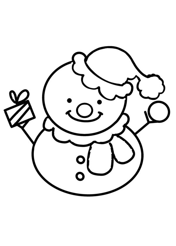 tô màu người tuyết 26