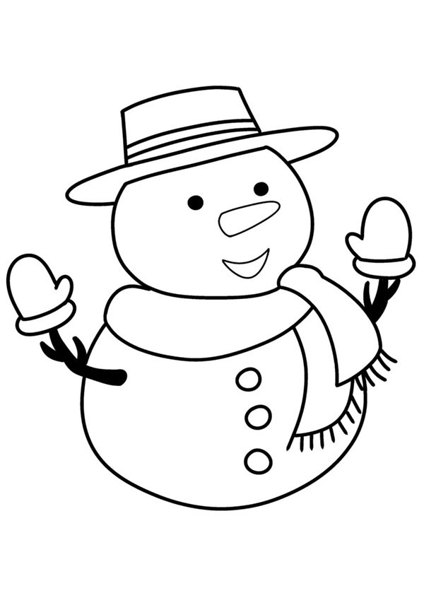 tô màu người tuyết 27