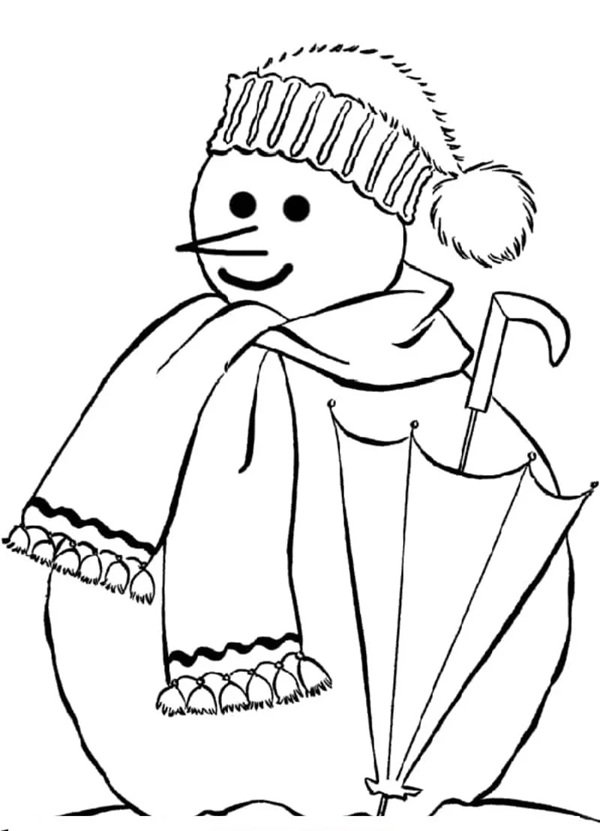 tô màu người tuyết 36