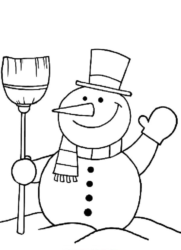 tô màu người tuyết 38