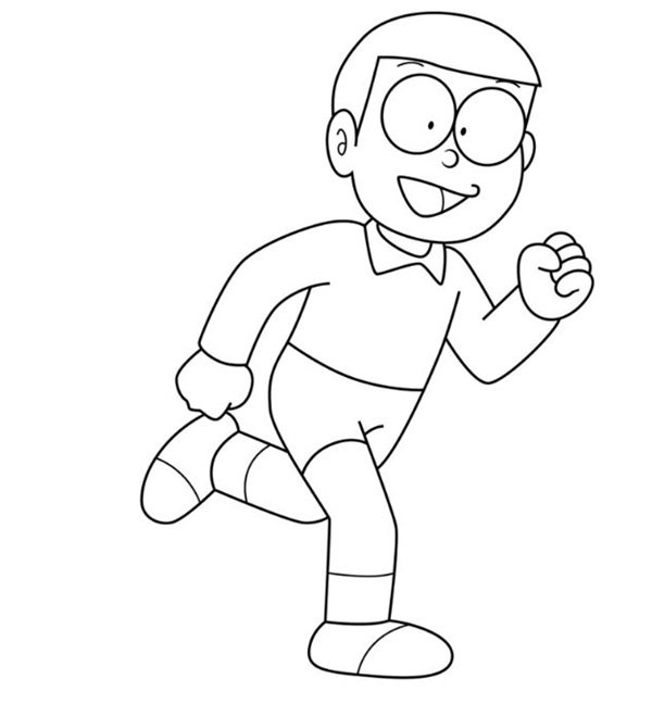 tô màu nobita 1