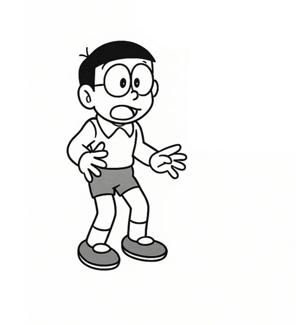 tô màu nobita 21