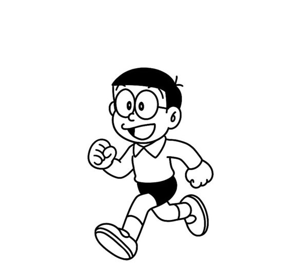 tô màu nobita 22