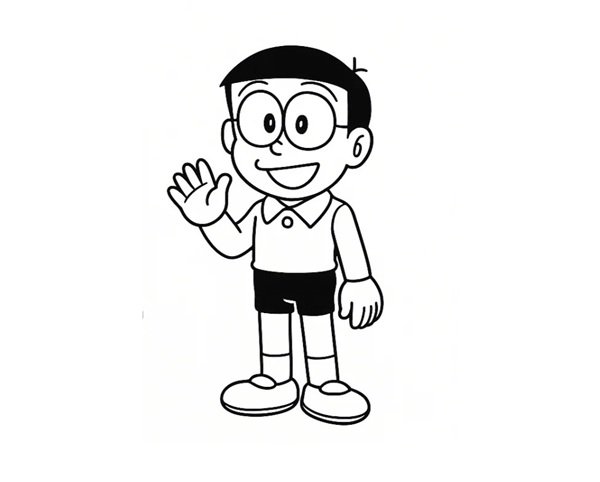 tô màu nobita 24