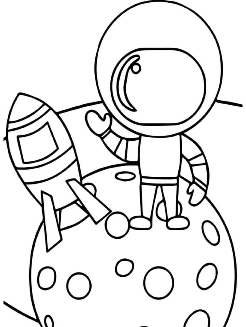 tô màu phi hành gia 26