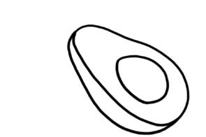 Bộ sưu tập 77+ tranh tô màu quả bơ cute lạc lối 