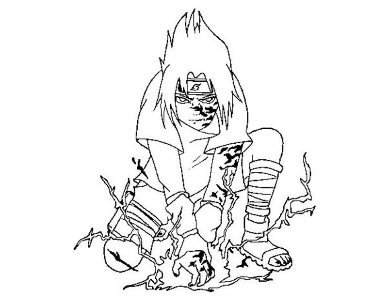 tô màu sasuke 11