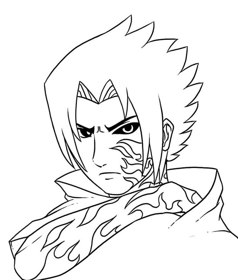 tô màu sasuke 17