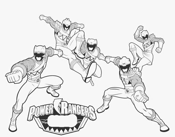 tô màu siêu nhân gao 17