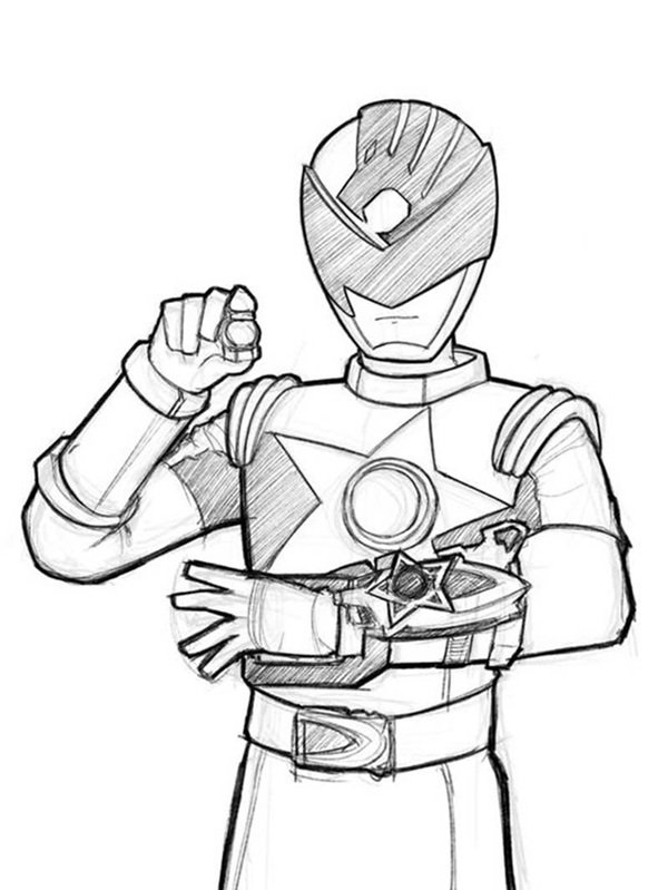 tô màu siêu nhân gao 18