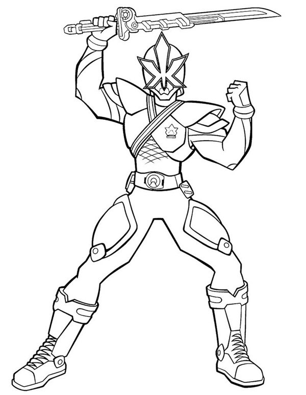 tô màu siêu nhân gao 2