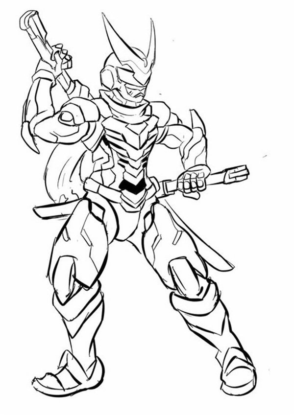 tô màu siêu nhân gao 20