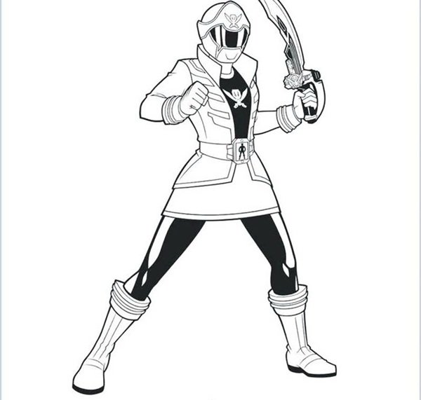 tô màu siêu nhân gao 8