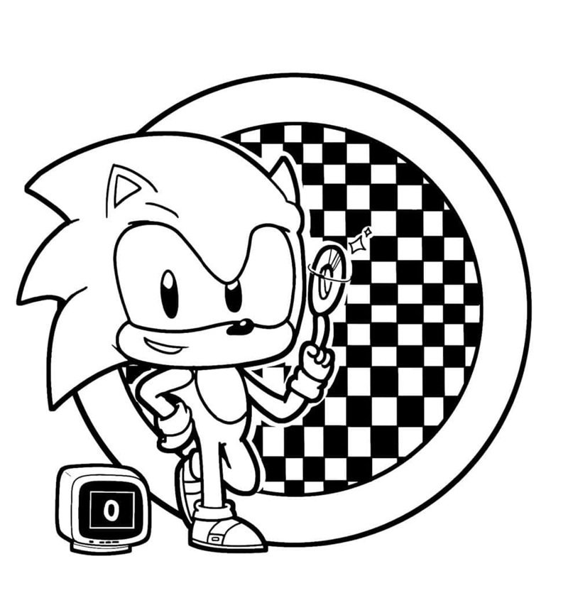 tô màu sonic 19